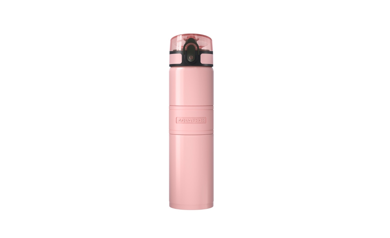 AQUAPHOR thermo bottle City Cool met filter (roze)